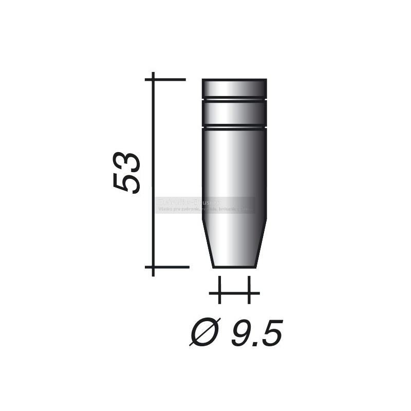 Hubica Ø 9,5 pre PLUS 14, ERGOPLUS 15 a TOPS 140V
