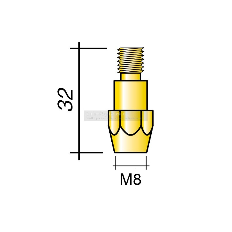 Držiak špičky M8/32 pre ERGOPLUS 36