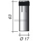 Hubica Ø 17 pre ERGOPLUS 24...