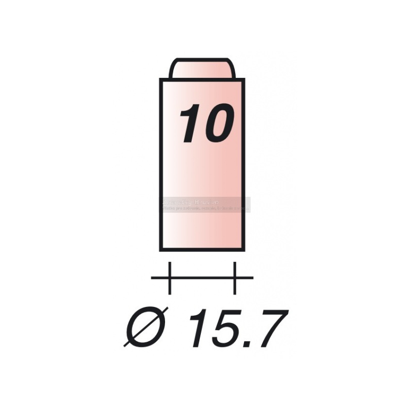 Keramicka Hubica 10 pre TIG 17-18-26