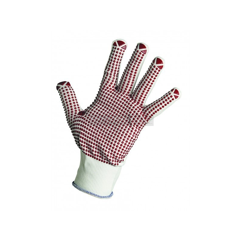 Rukavice GANNET pletený nylon PVC