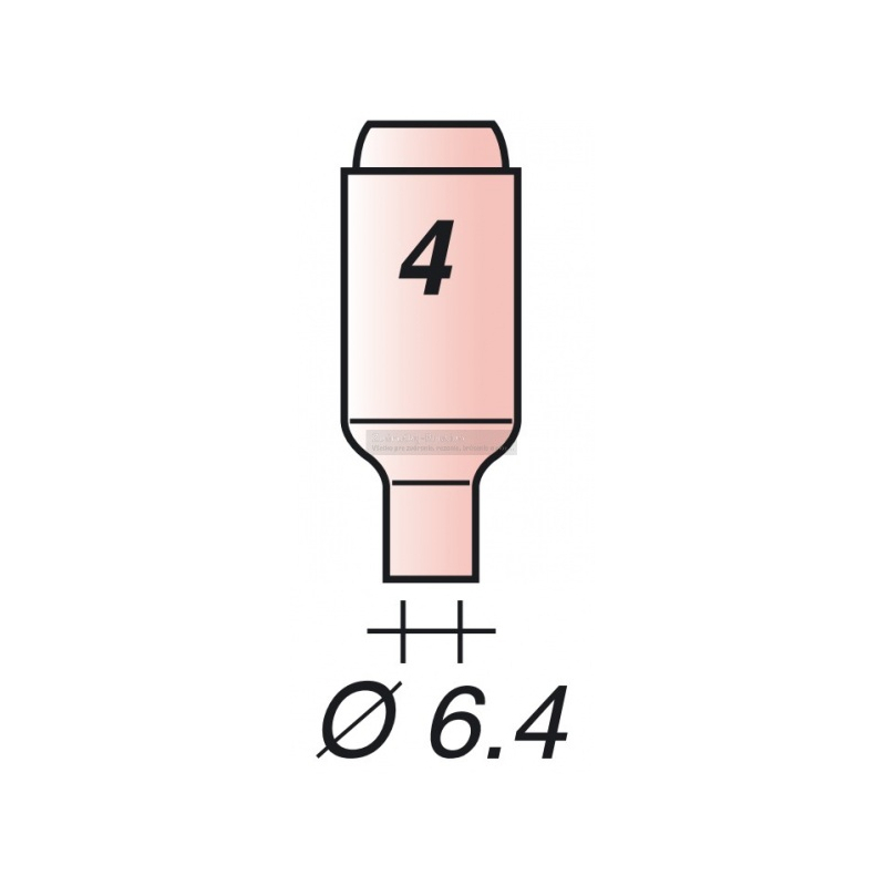 Keramicka Hubica 4 pre TIG 17-18-26