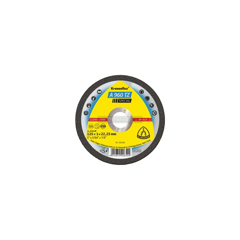 Rezný kotúč A 960 TZ SPECIAL 1,0 mm