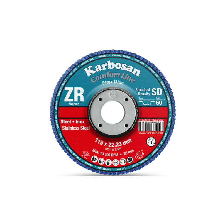 Lamelový brúsny kotúč kónický Comfort Line SD 115 x 22,23 mm