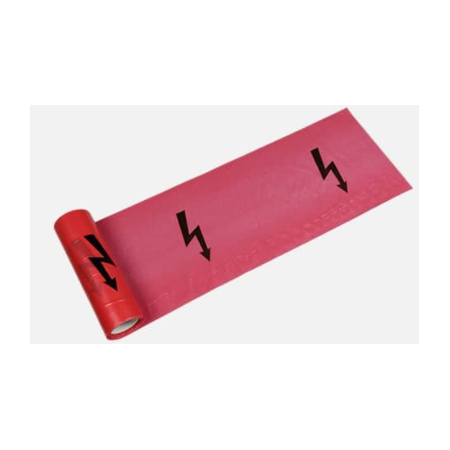 Výstražná fólia červená /...